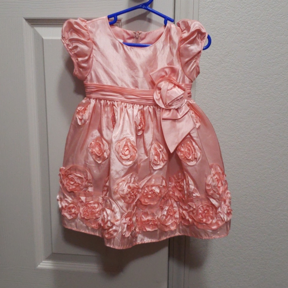 Peach dress